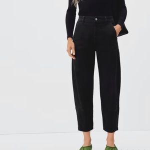 Everlane the Utility Barrel Pants  Black size 4